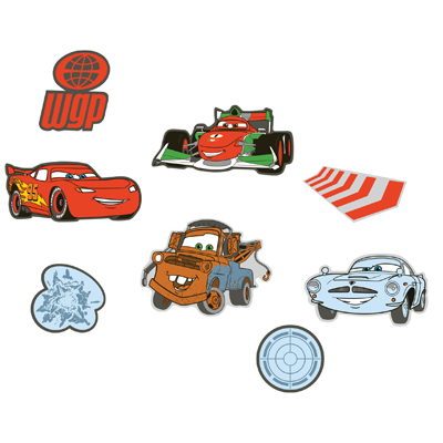 Pixar Cars 2 mini foam elements - Decofun