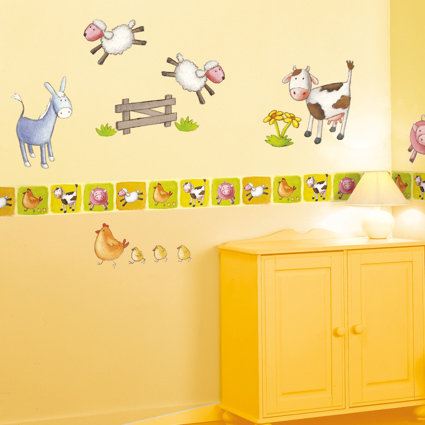 Animal Farm border - Decofun Animal Farm border - Decofun - Produktbild 3