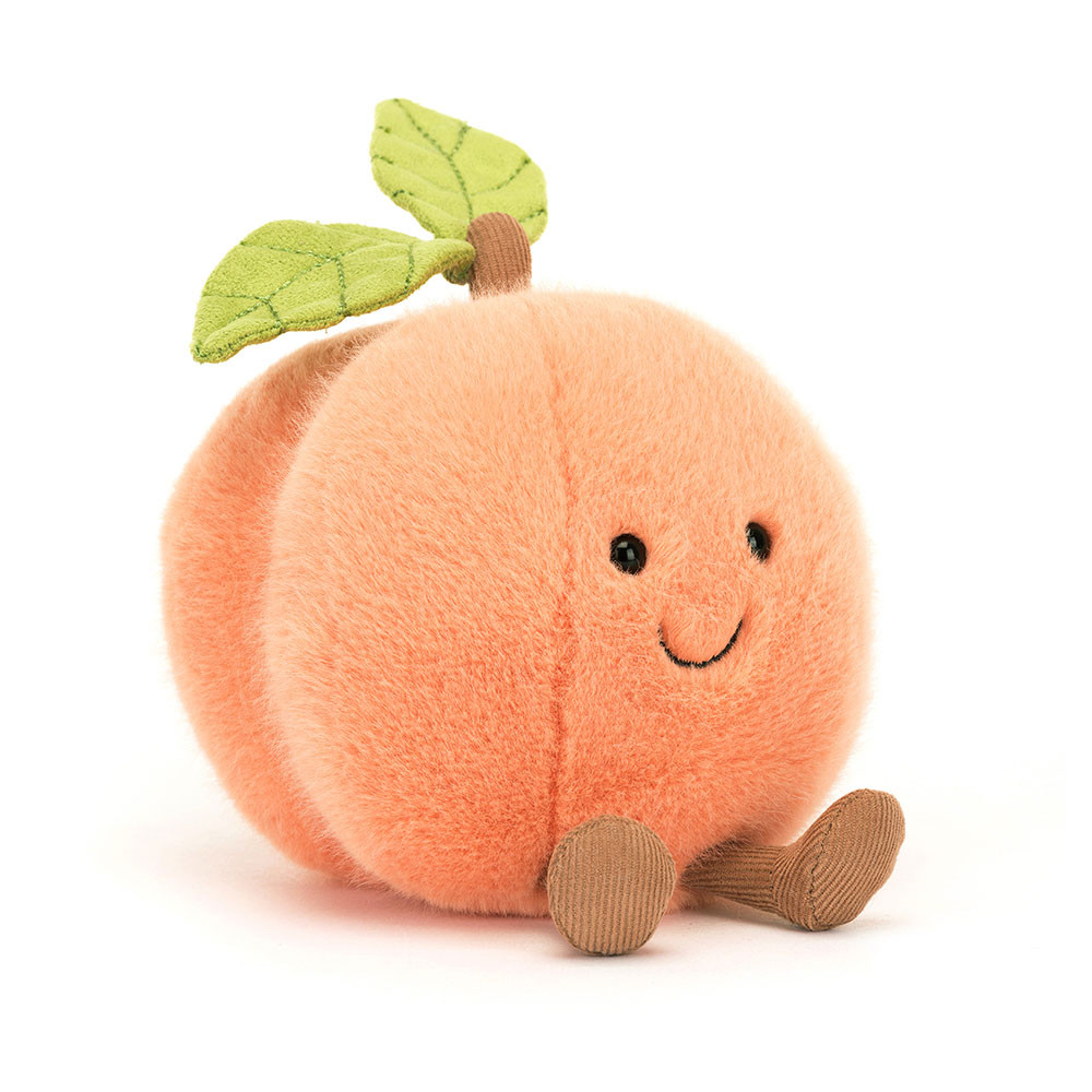 Jellycat Amuseables Peach - Soft Cuddly Toy Jellycat Amuseables Peach - Soft Cuddly Toy