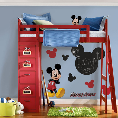 Mickey Mouse Chalkboard Wall Decal - RoomMates for KiDS