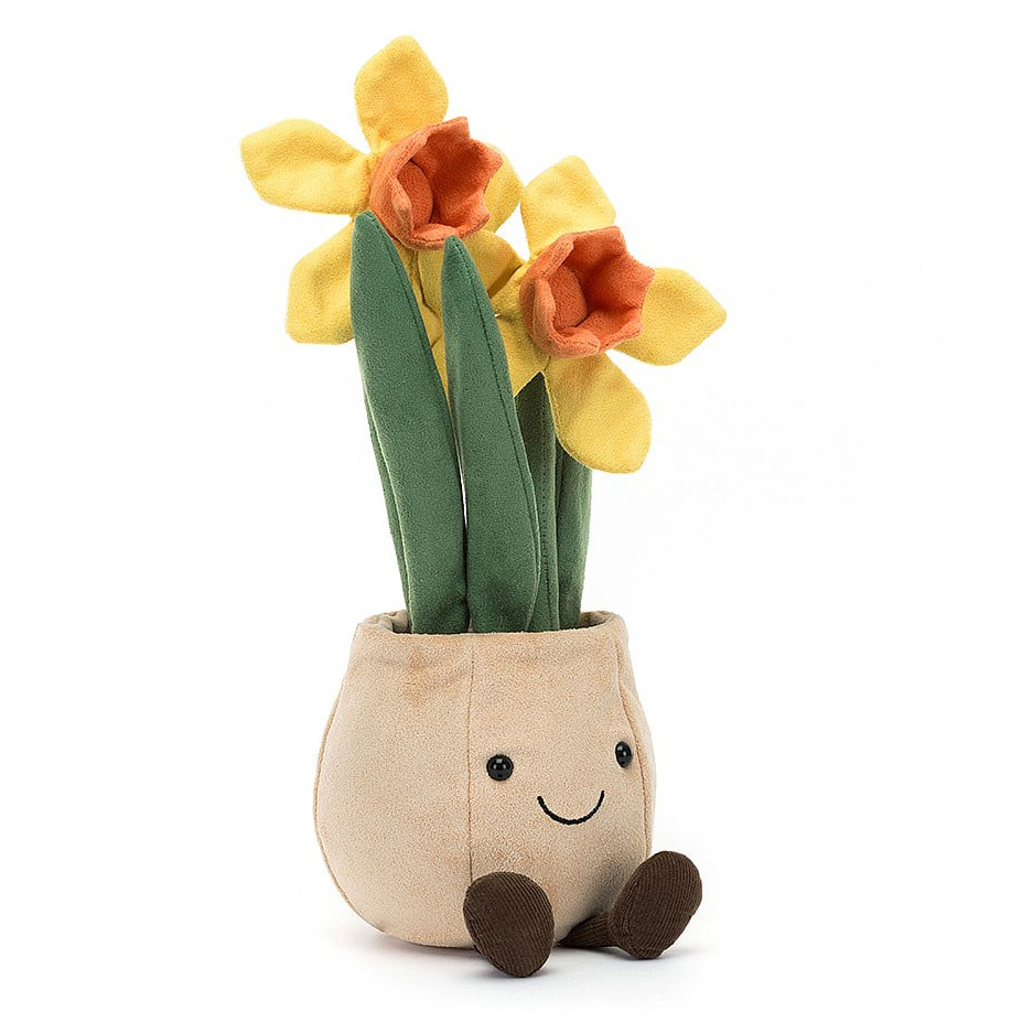 Amuseable Daffodil Pot - cuddly toy from Jellycat