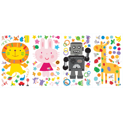 Lazoo Wall Decals - RoomMates for KiDS Lazoo Wall Decals - RoomMates for KiDS - Produktbild 2