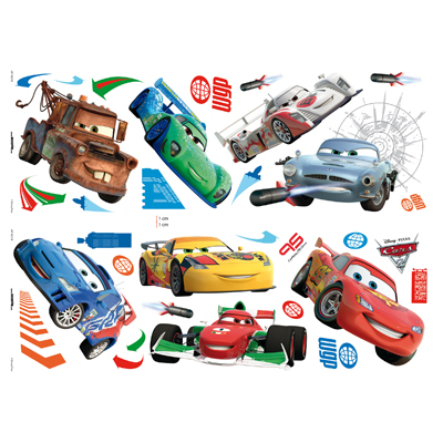 Pixar Cars 2 Wandsticker - Decofun