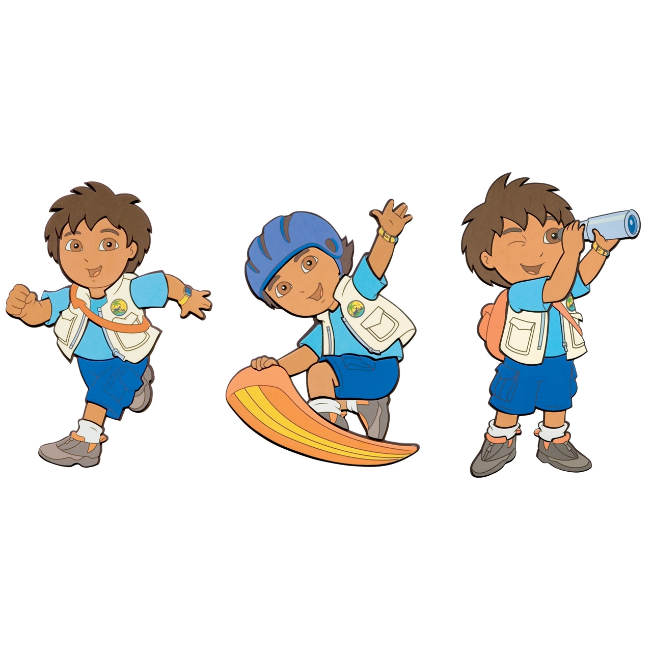 Go Diego Go! wall decoration, three pcs. - Decofun