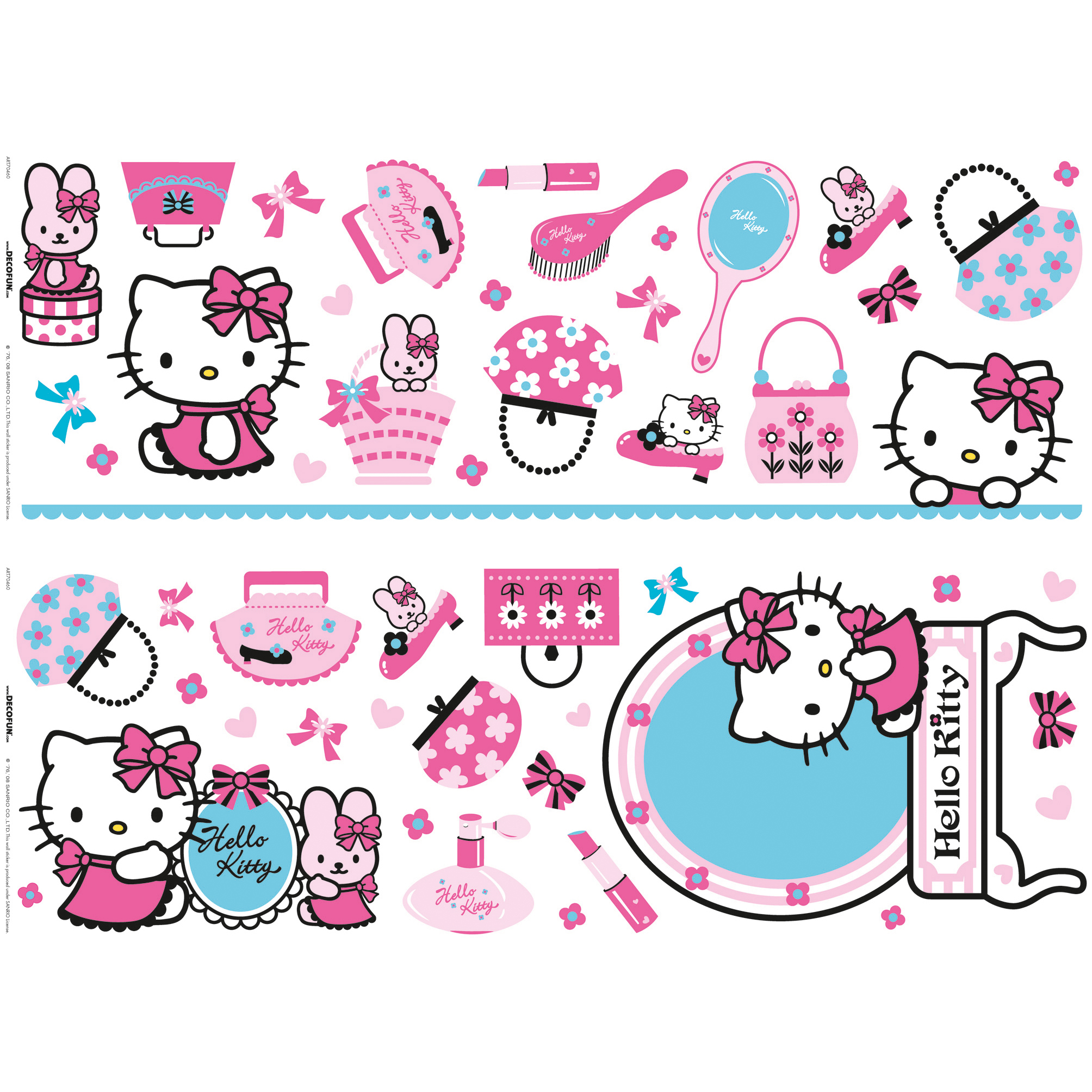 Hello Kitty appliques - Decofun