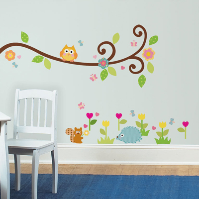 Scroll Tree Branch Wall Decals - RoomMates for KiDS Scroll Tree Branch Wall Decals - RoomMates for KiDS - Produktbild 4