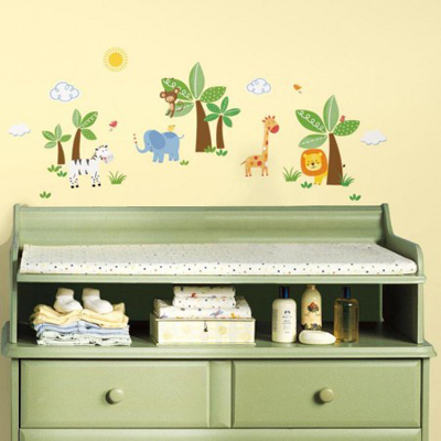Jungle Friends Wall Decals - RoomMates for KiDS