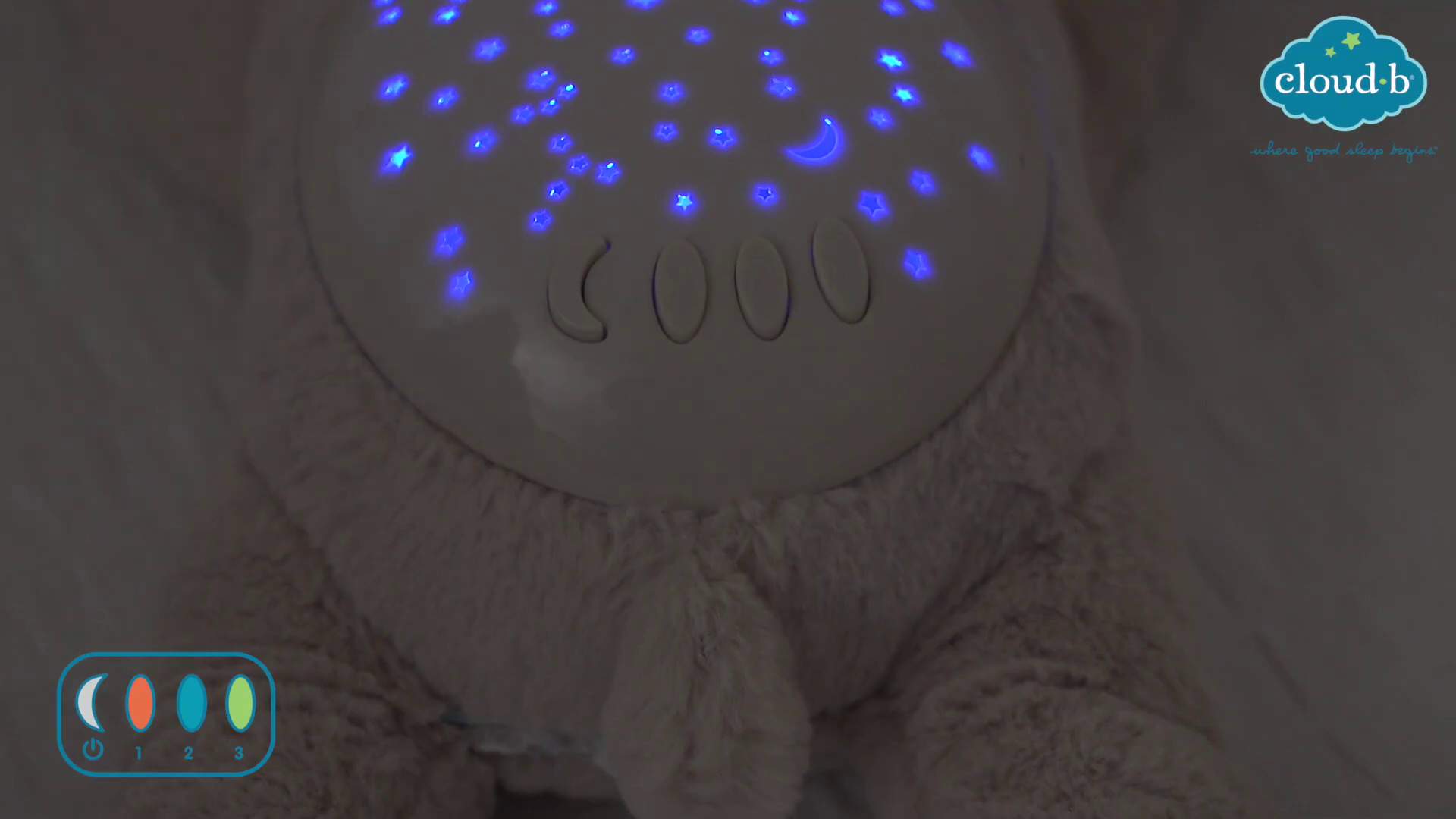 Video 1: Twilight Buddies magic LED night light - bunny - by cloud b