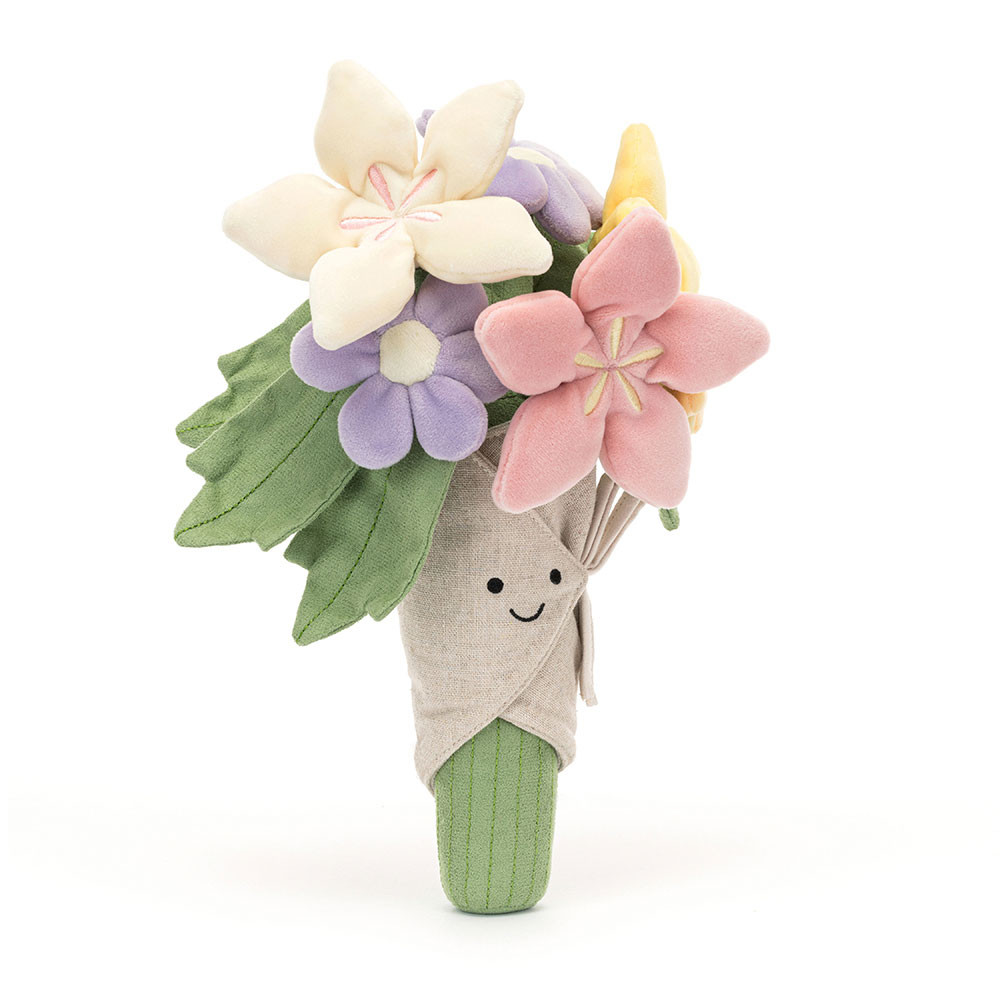 Jellycat Amuseables Bouquet Of Flowers - Soft Cuddly Toy Jellycat Amuseables Bouquet Of Flowers - Soft Cuddly Toy
