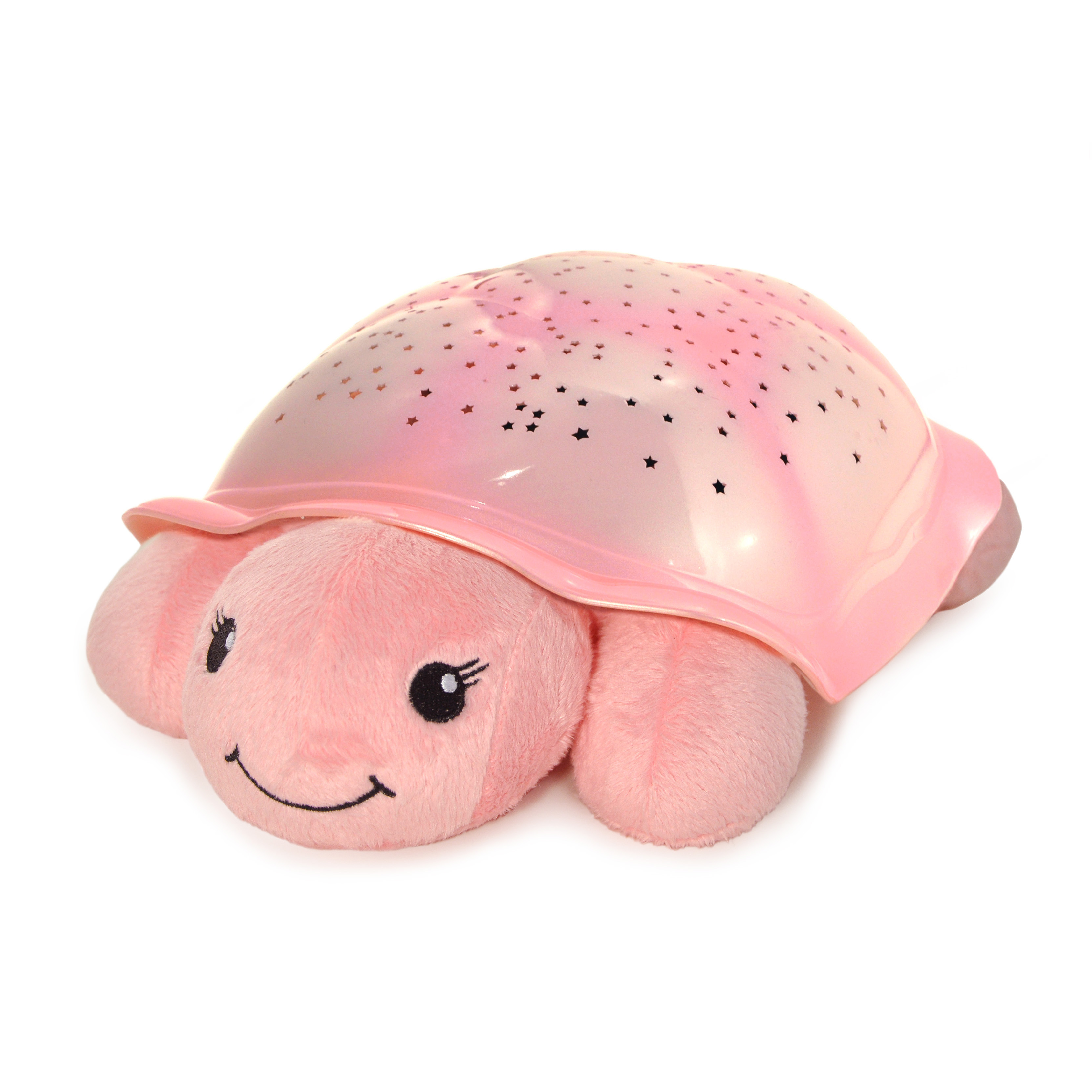 Twinkling Twilight Turtle magic LED night light - pink - by cloud b