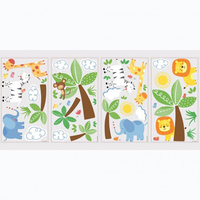 Jungle Friends Wall Decals - RoomMates for KiDS - Produktbild 2