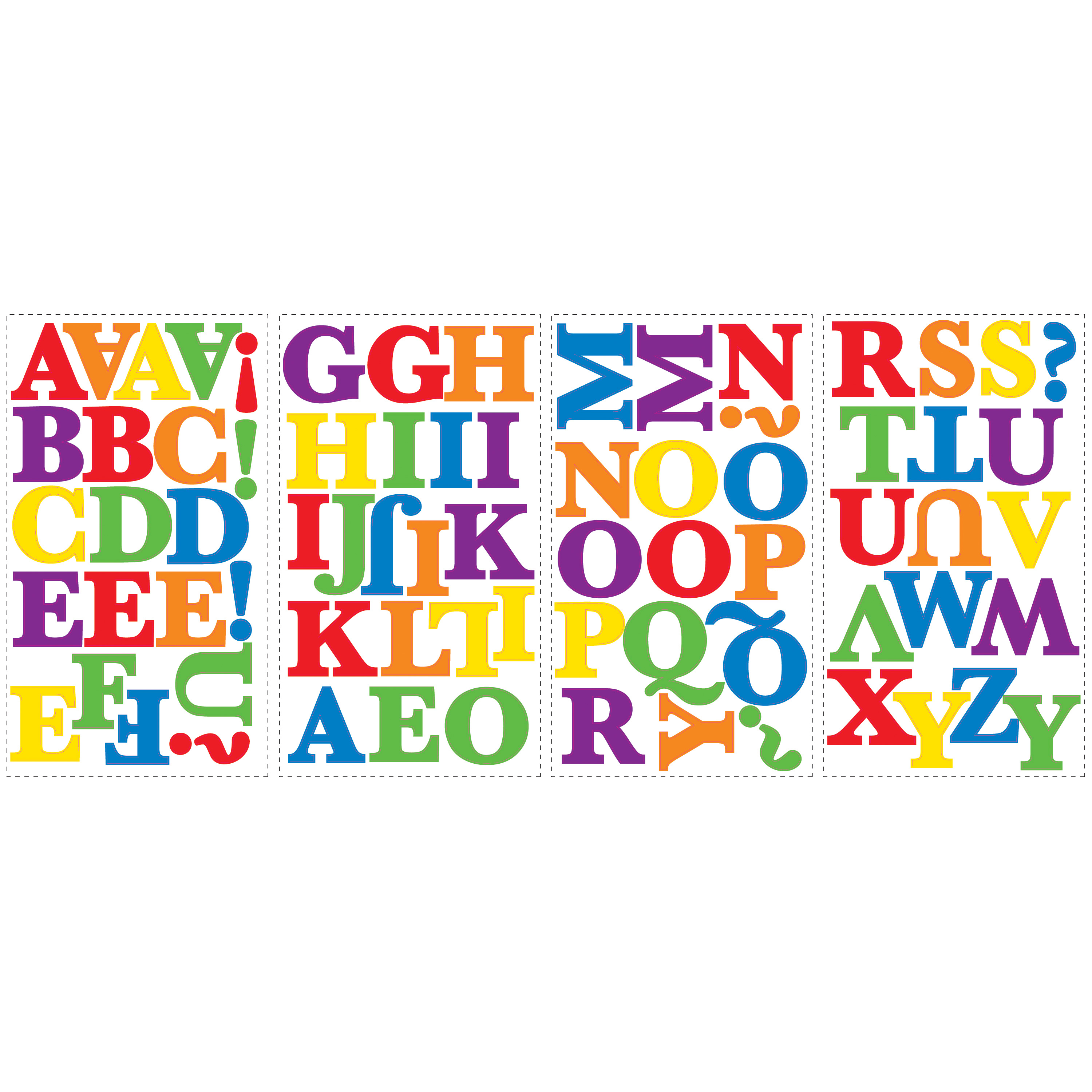 Colourful Alphabet Wandsticker - RoomMates for KiDS - Produktbild 2