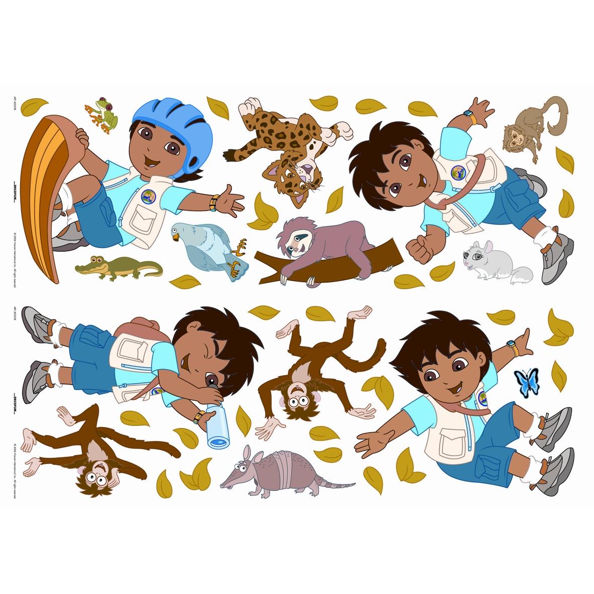 Go Diego Go! appliques - Decofun