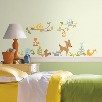 Woodland Fuchs & Freunde Wandsticker - RoomMates for KiDS