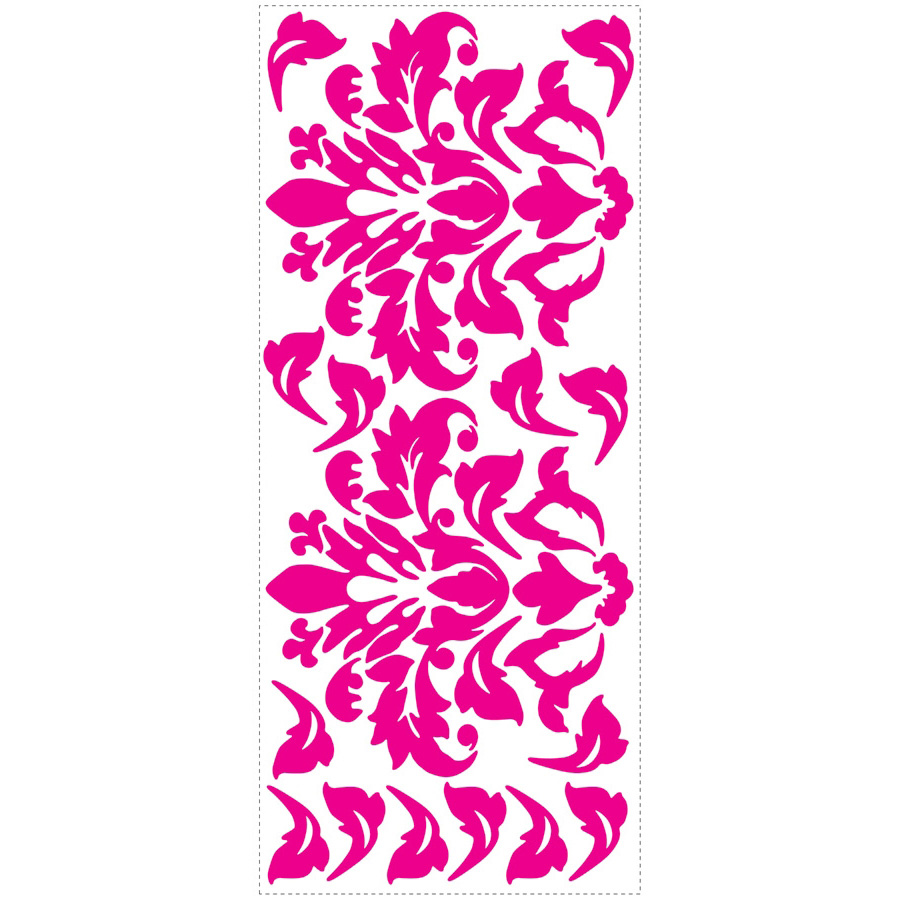 Damask (pink) mural - RoomMates Damask (pink) mural - RoomMates - Produktbild 2
