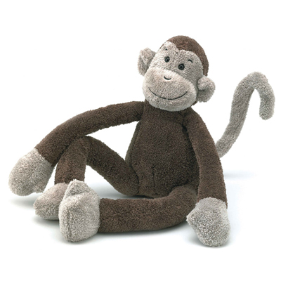 Affe - Jellycat Plüschfigur Slackajack Monkey Small