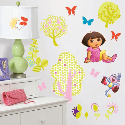 Dora the Explorer Wandsticker - RoomMates for KiDS