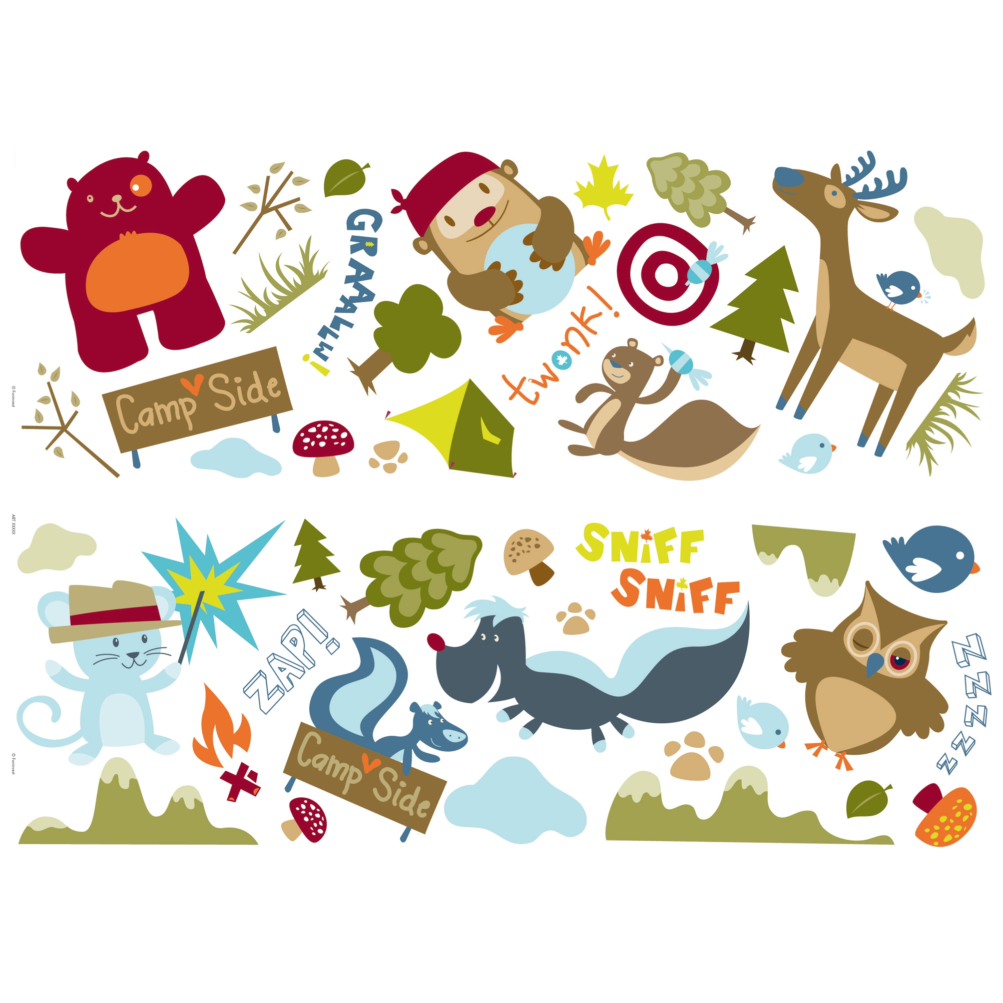 Campside Wandsticker - Decofun