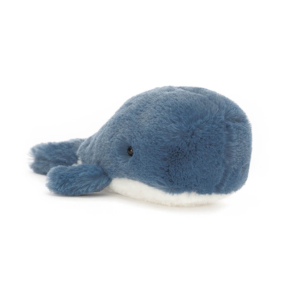 Wavelly Whale Blue - cuddly toy from Jellycat