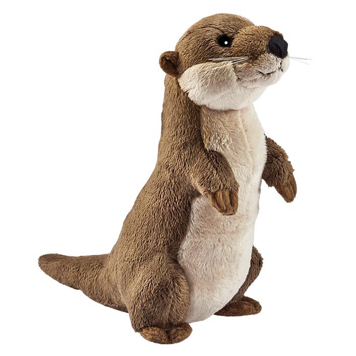 Upright standing otter by Anima with brown fur and a lighter chest