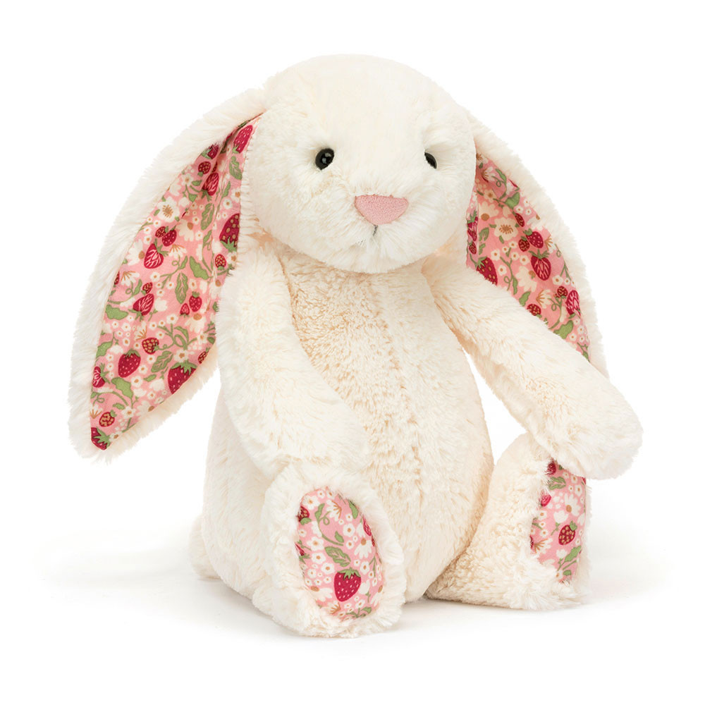 Jellycat Blossom Cream Bunny Berry Original - Soft Cuddly Toy Jellycat Blossom Cream Bunny Berry Original - Soft Cuddly Toy