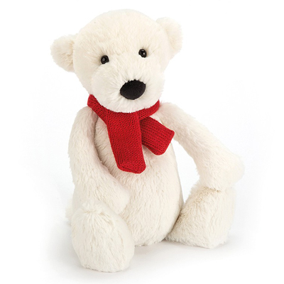 Bashful polar bear small - cuddly toy from Jellycat