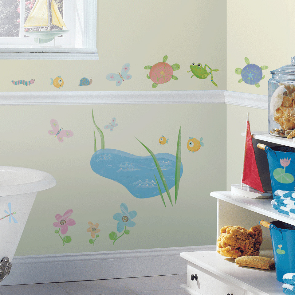 Hoppy Pond Wandsticker - RoomMates for KiDS Hoppy Pond Wandsticker - RoomMates for KiDS