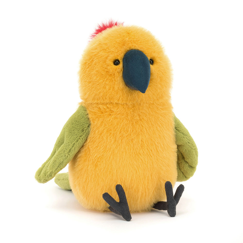 Jellycat Cuddly Toy Parrot - Budgeby Parrot (Plush Toy) Jellycat Budgeby Parrot - parrot plush