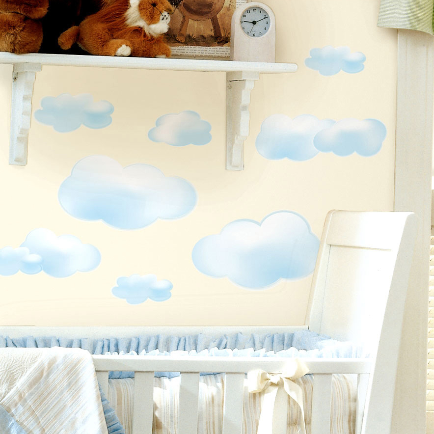 Clouds Wandsticker - RoomMates