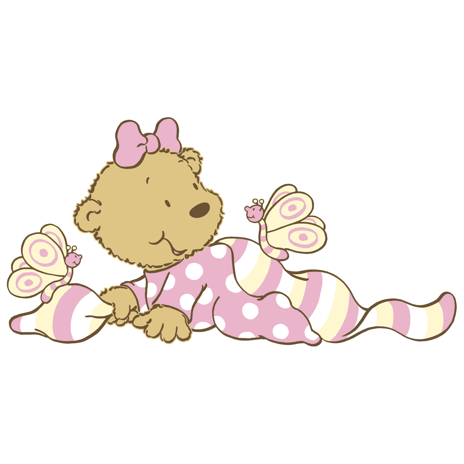 Pitzelpatz Baby Rosa Wanddekoration groß - Dinico Pitzelpatz Baby Rosa Wanddekoration groß - Dinico