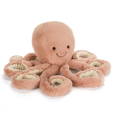 Odell octopus - cuddly toy from Jellycat Large