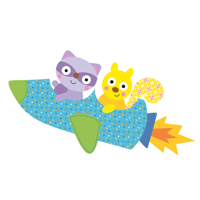 Rocketdog Wandsticker - RoomMates for KiDS Rocketdog Wandsticker - RoomMates for KiDS - Produktbild 2
