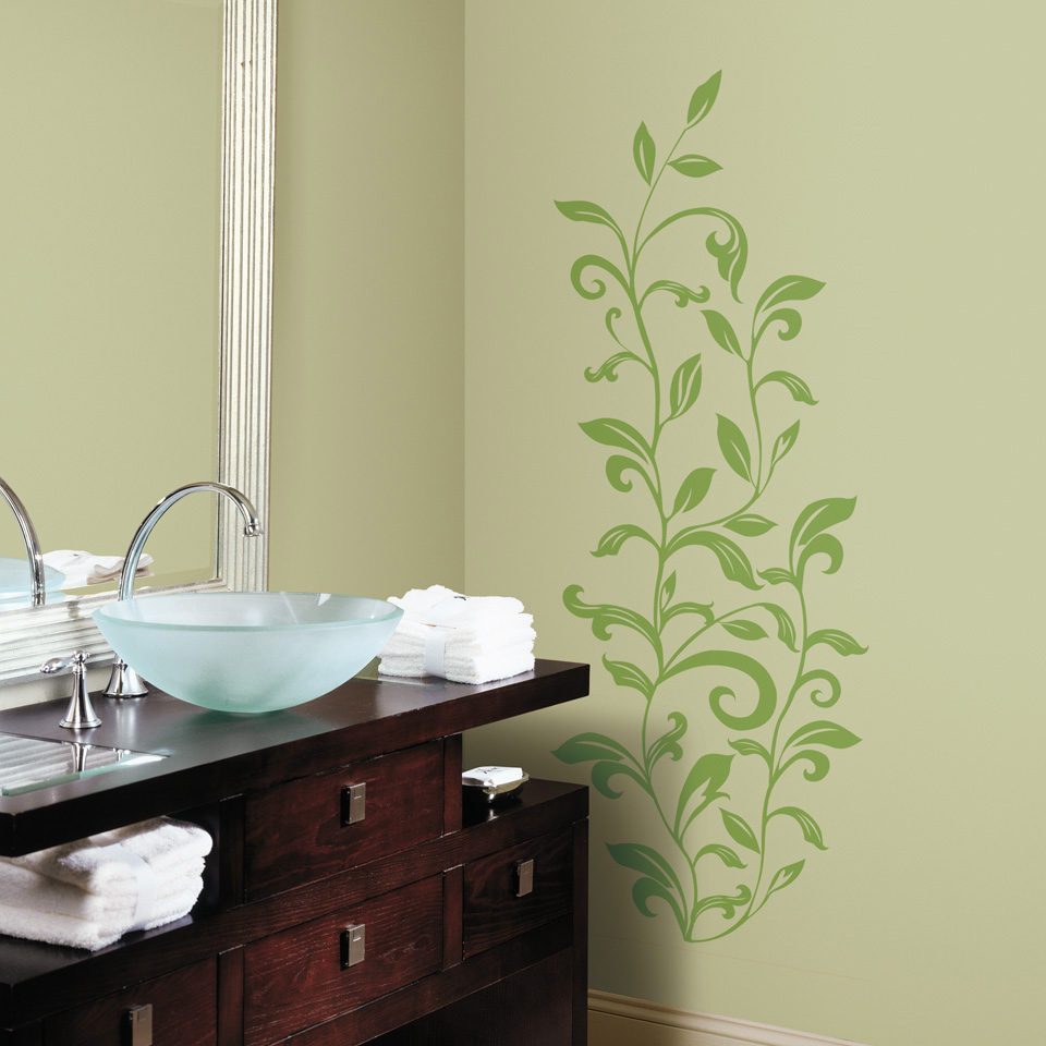 Leaf scroll peel & stick mural - RoomMates Leaf scroll peel & stick mural - RoomMates
