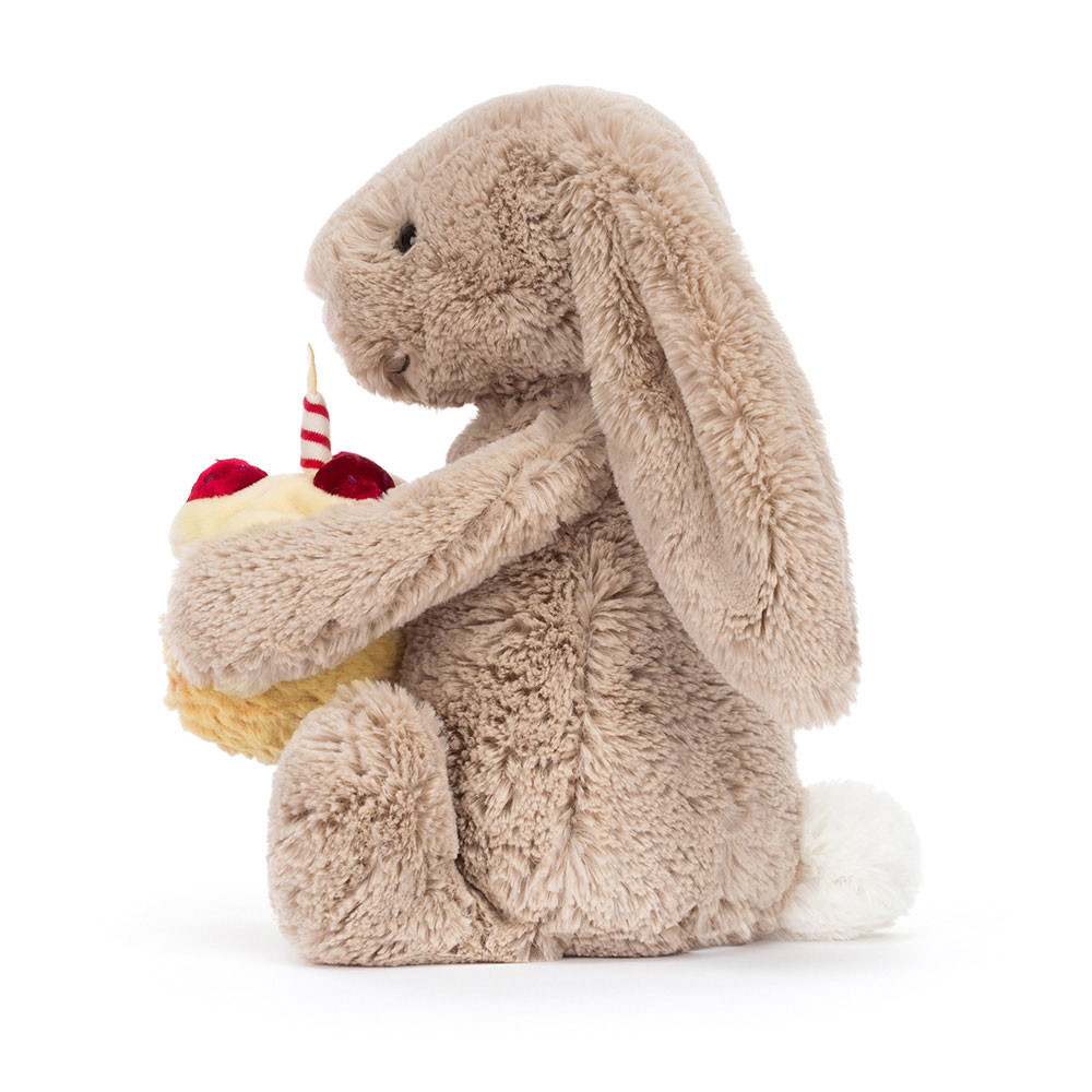 Jellycat Kuscheltier Hase - Bashful Beige Bunny Birthday (Plüschtier) Jellycat Kuscheltier Hase - Bashful Beige Bunny Birthday (Plüschtier) - Produktbild 4