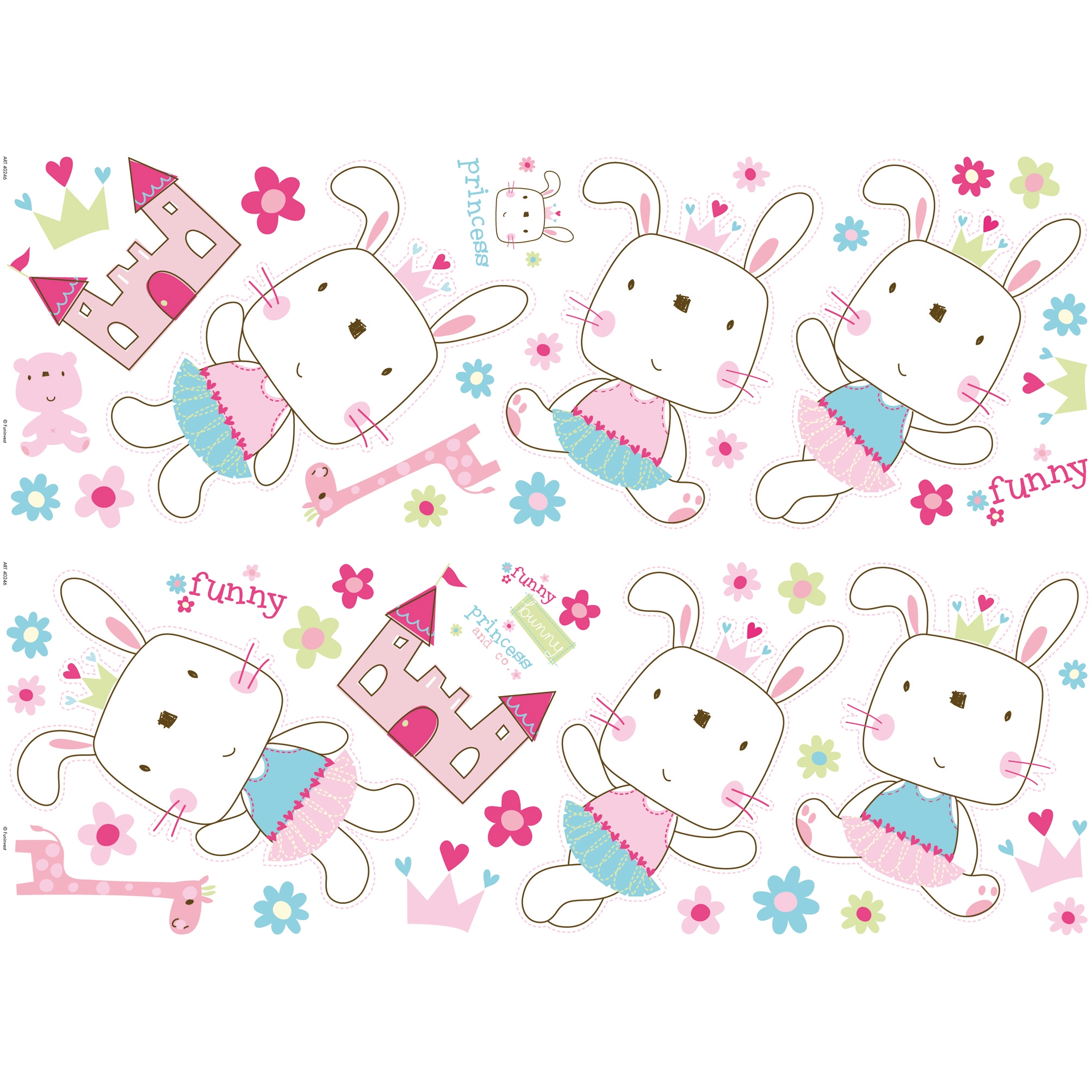 Funny Bunny appliques - Decofun