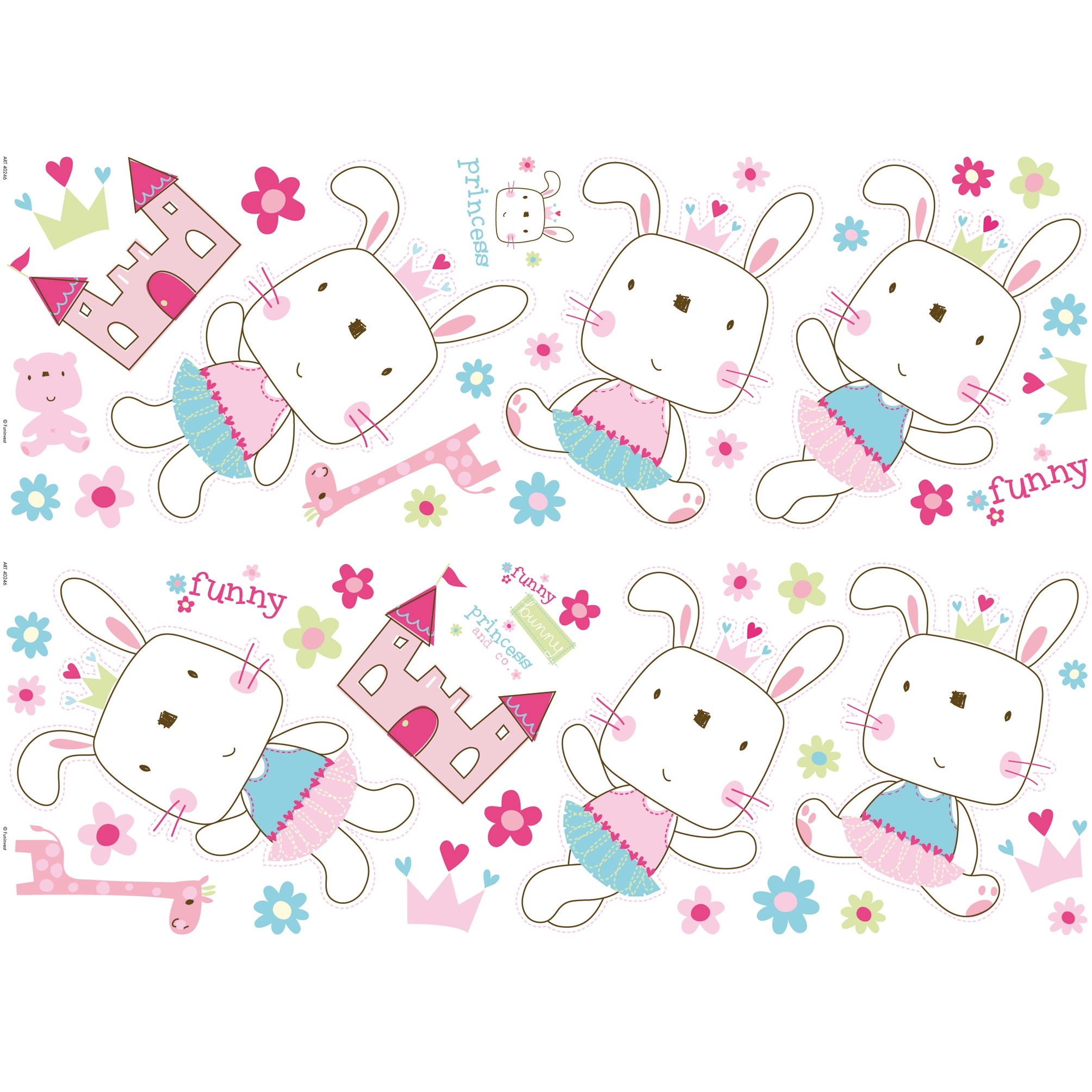 Funny Bunny appliques - Decofun Funny Bunny appliques - Decofun