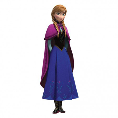 Disney Eiskönigin - Anna mit Umhang - Wandbild - RoomMates for KiDS Disney Eiskönigin - Anna mit Umhang - Wandbild - RoomMates for KiDS - Produktbild 2