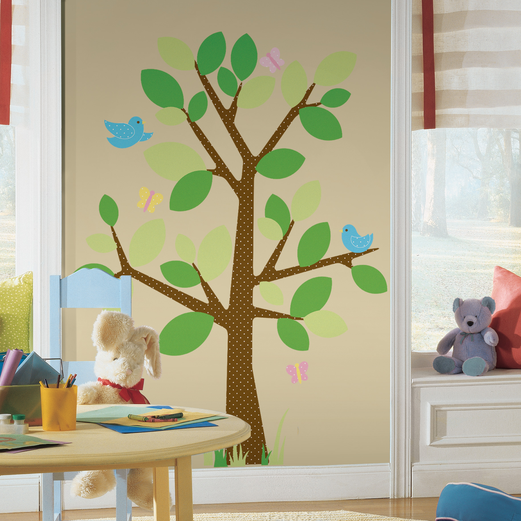 Dotted Tree Wandbild - RoomMates Dotted Tree Wandbild - RoomMates