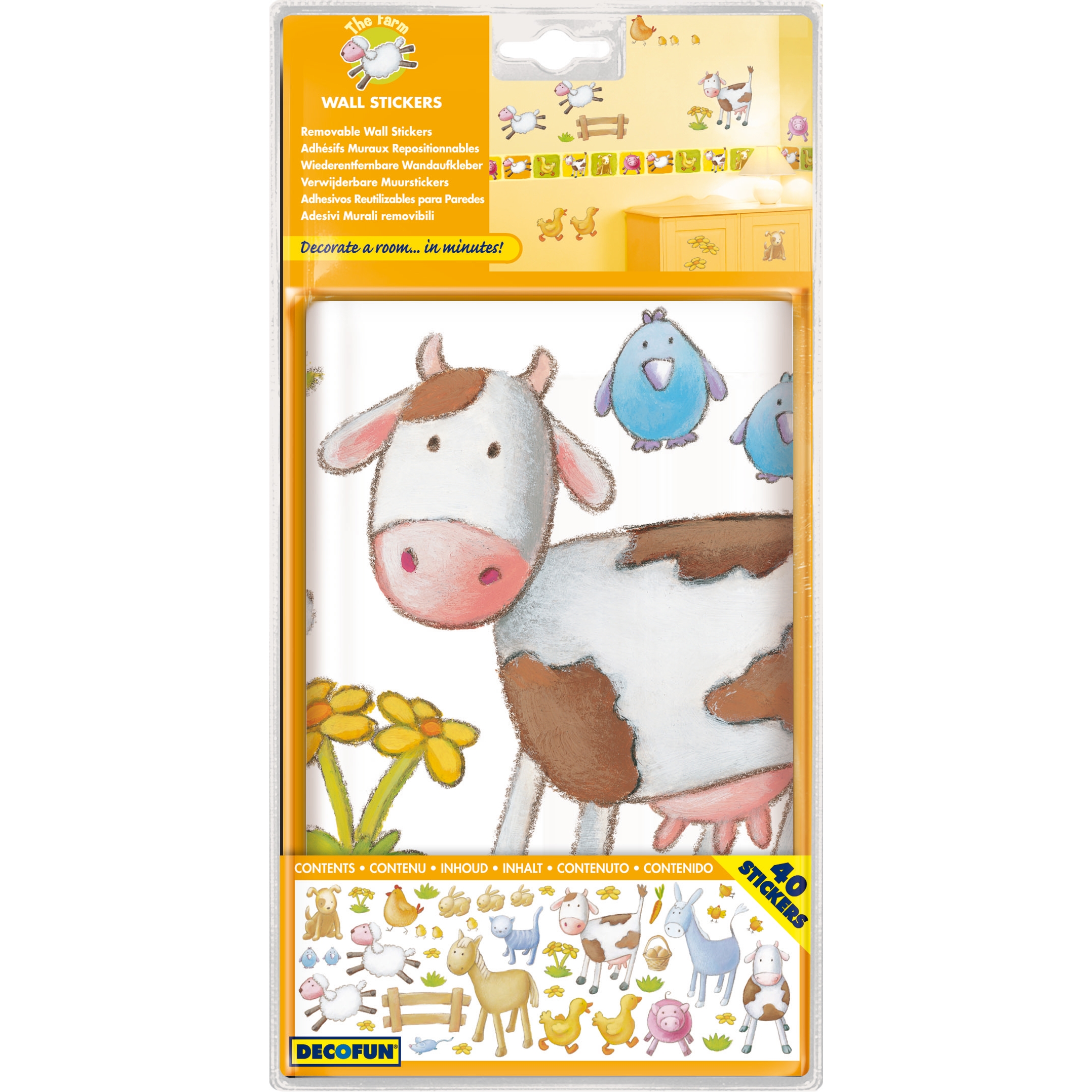 Animal Farm Wandsticker - Decofun Animal Farm Wandsticker - Decofun - Produktbild 2