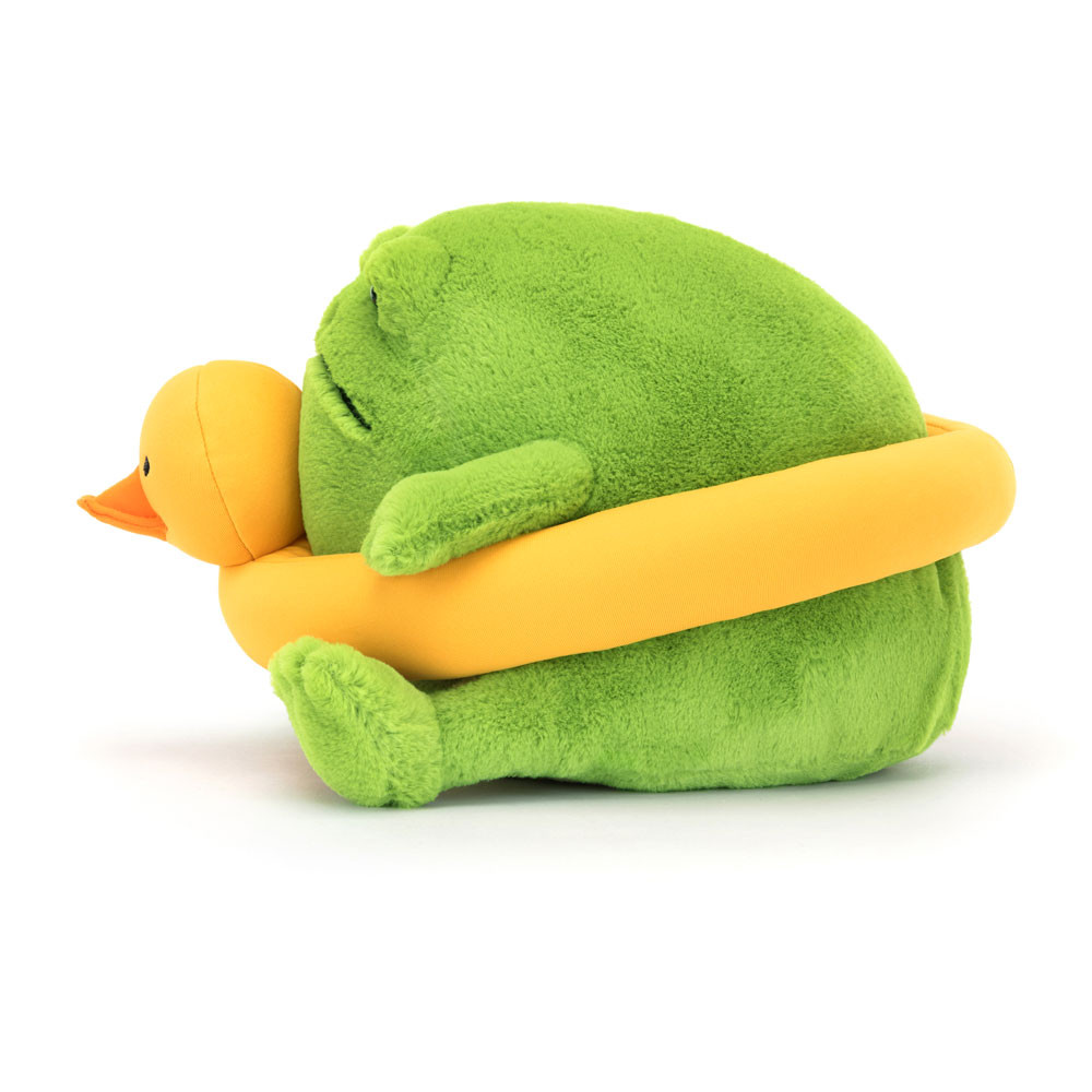 Jellycat Cuddly Toy Frog - Ricky Rain Frog with Rubber Ring (Plush Toy) Jellycat Cuddly Toy Frog - Ricky Rain Frog with Rubber Ring (Plush Toy) - Produktbild 2