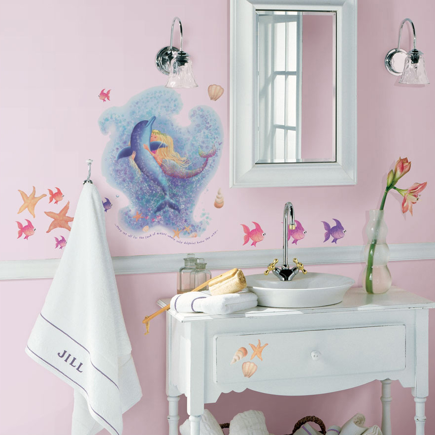 Mermaid mural - RoomMates for KiDS Mermaid mural - RoomMates for KiDS
