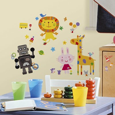 Lazoo Wall Decals - RoomMates for KiDS Lazoo Wall Decals - RoomMates for KiDS