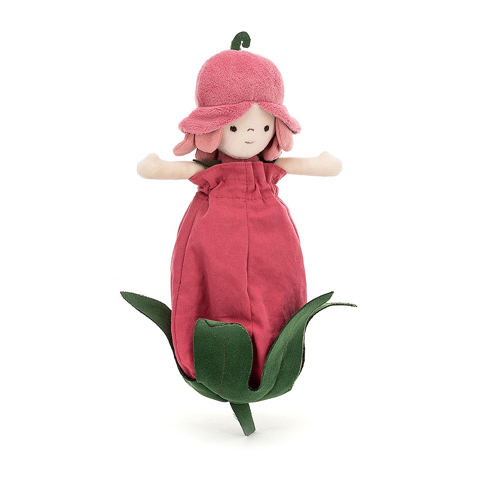 Puppe - Jellycat Plüschpuppe Petalkin Doll Rose