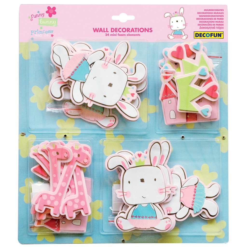 Funny Bunny mini Wanddekoration - Decofun - Produktbild 2