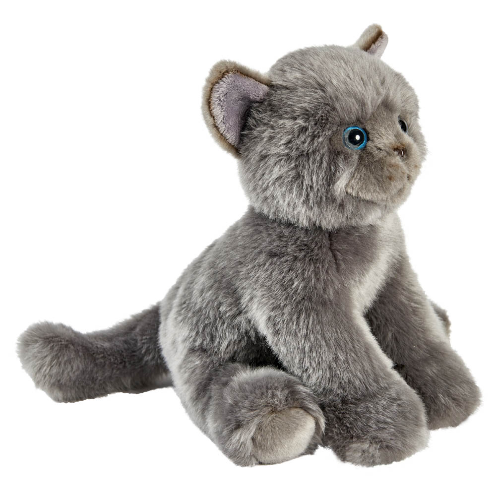 Kartäuser Katze Kuscheltier - Anima Plüschfigur Chartreux grau sitzend - Produktbild 2