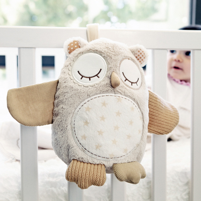Einschlafhilfe Eule - Nighty Night Owl smart sensor von cloud b