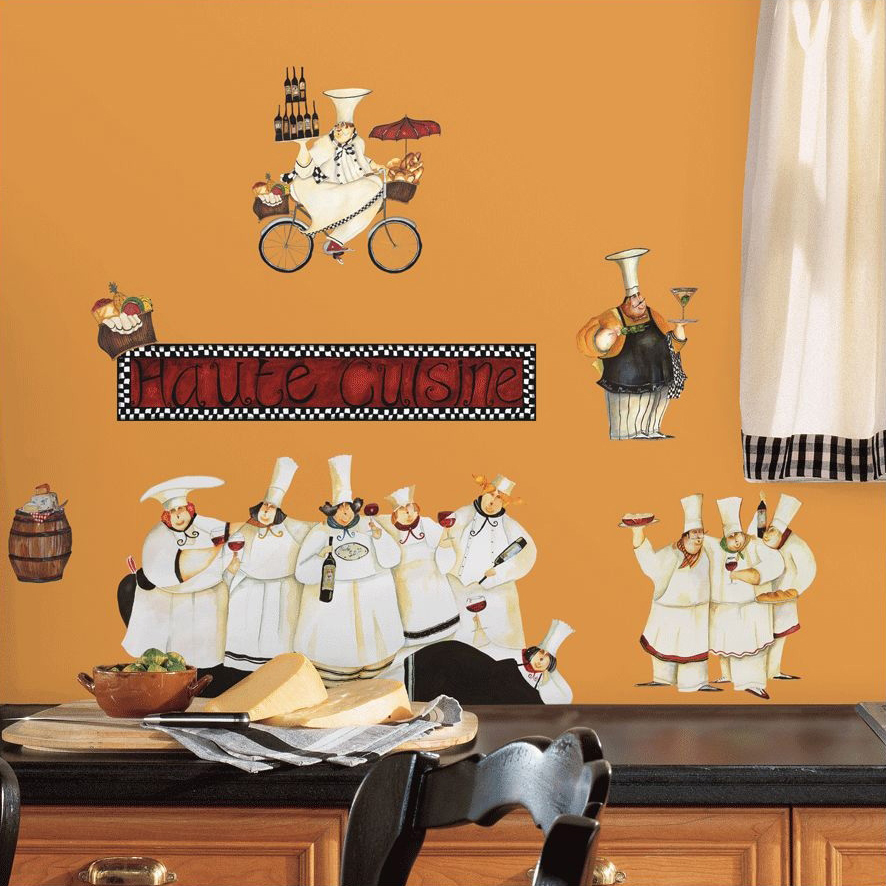 Chefs peel & stick appliques - RoomMates Chefs peel & stick appliques - RoomMates
