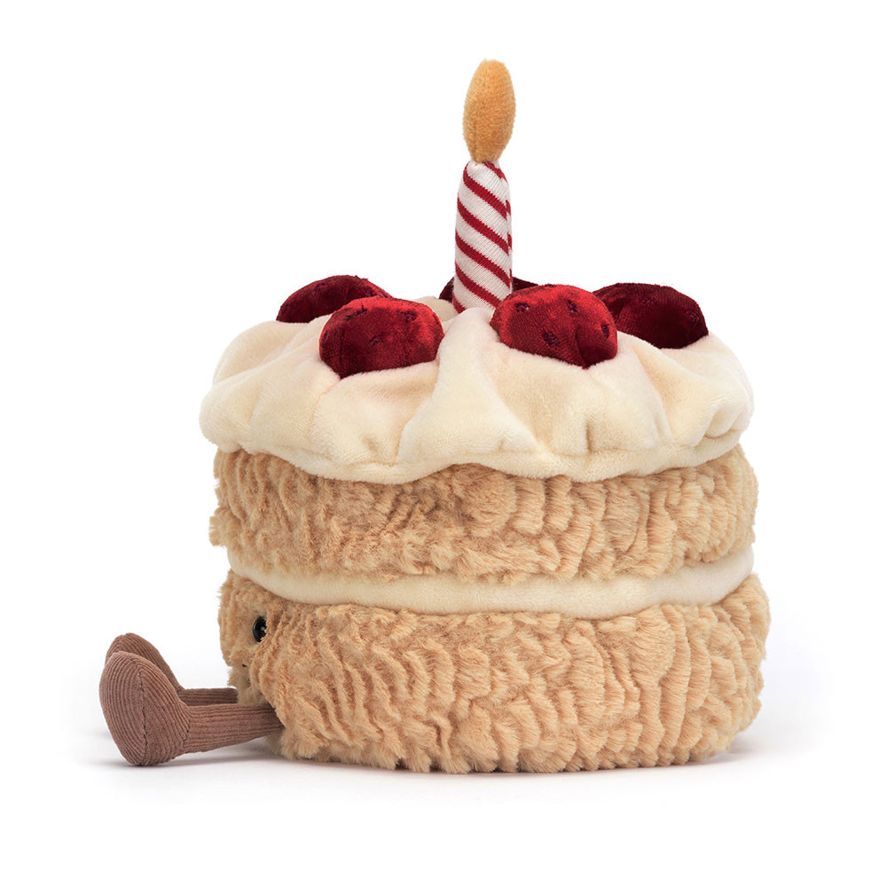 Jellycat Cuddly Toy Birthday Cake - Amuseables Birthday Cake (Plush Toy) Jellycat Cuddly Toy Birthday Cake - Amuseables Birthday Cake (Plush Toy) - Produktbild 2