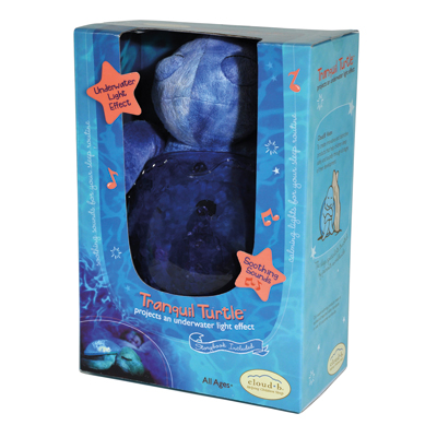Cloud b Einschlafhilfe Tranquil Turtle Ocean, Verpackung mit Hinweis auf Unterwasser-Lichteffekt