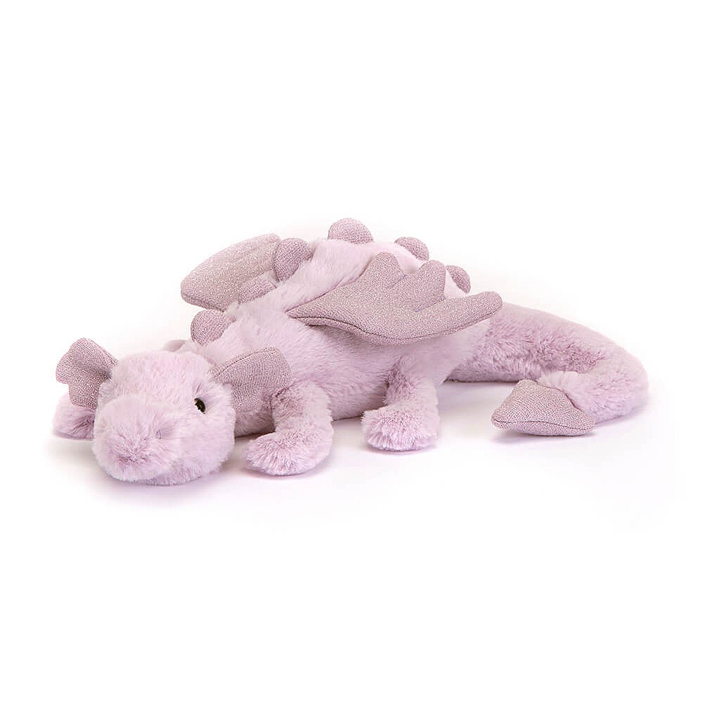Lavender Dragon Little - cuddly toy from Jellycat